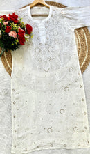 Exclusive Muqaish Viscose With Pant Edition - Chikankari official