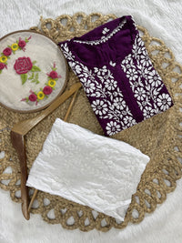 Exclusive new Modal Concept Kurta - Chikankari official