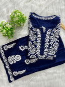 Exclusive Rayon New concept Combo - Chikankari official