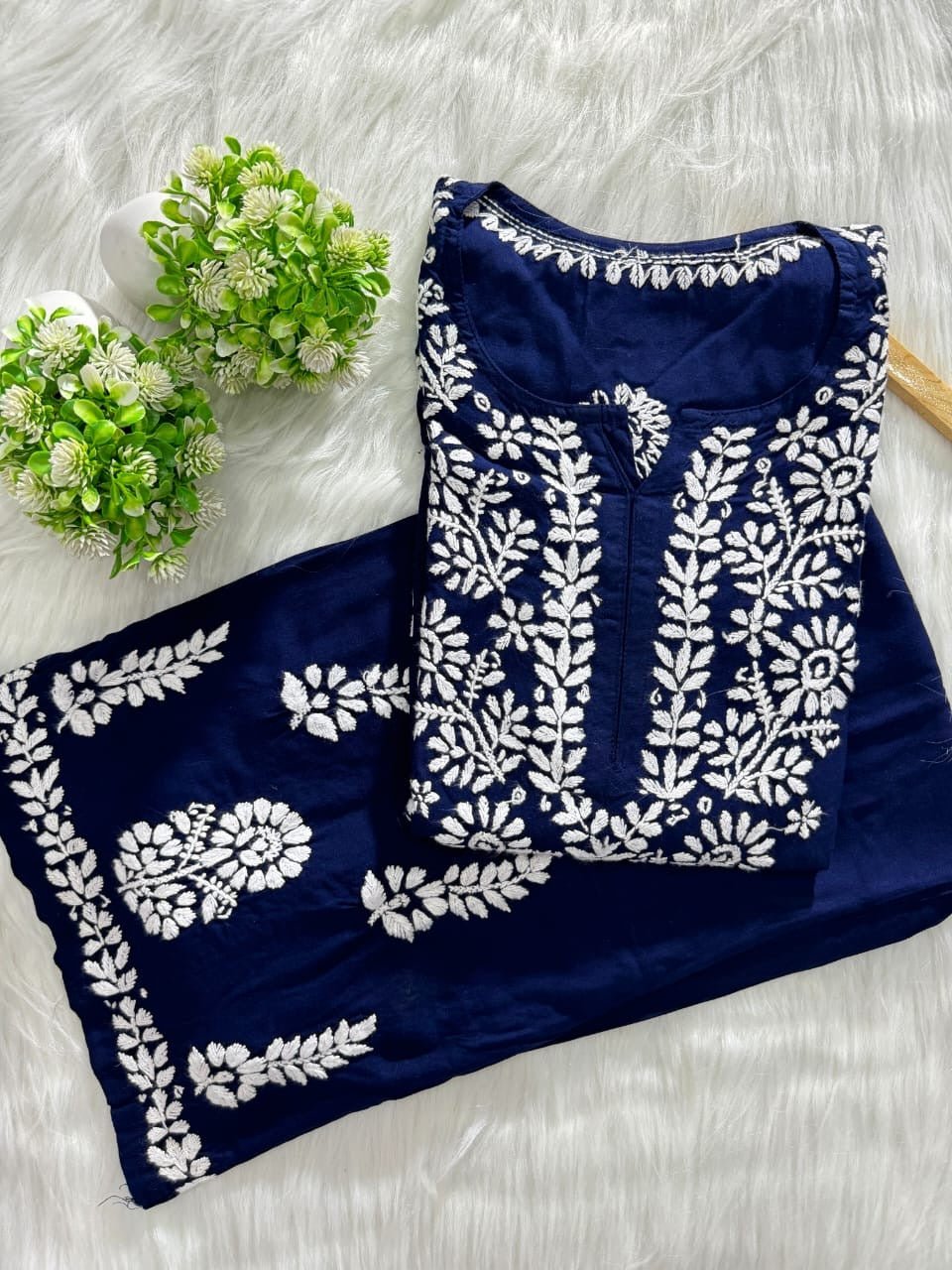 Exclusive Rayon New concept Combo - Chikankari official