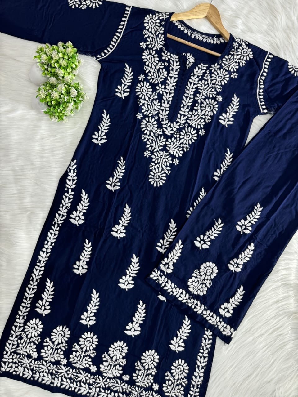 Exclusive Rayon New concept Combo - Chikankari official