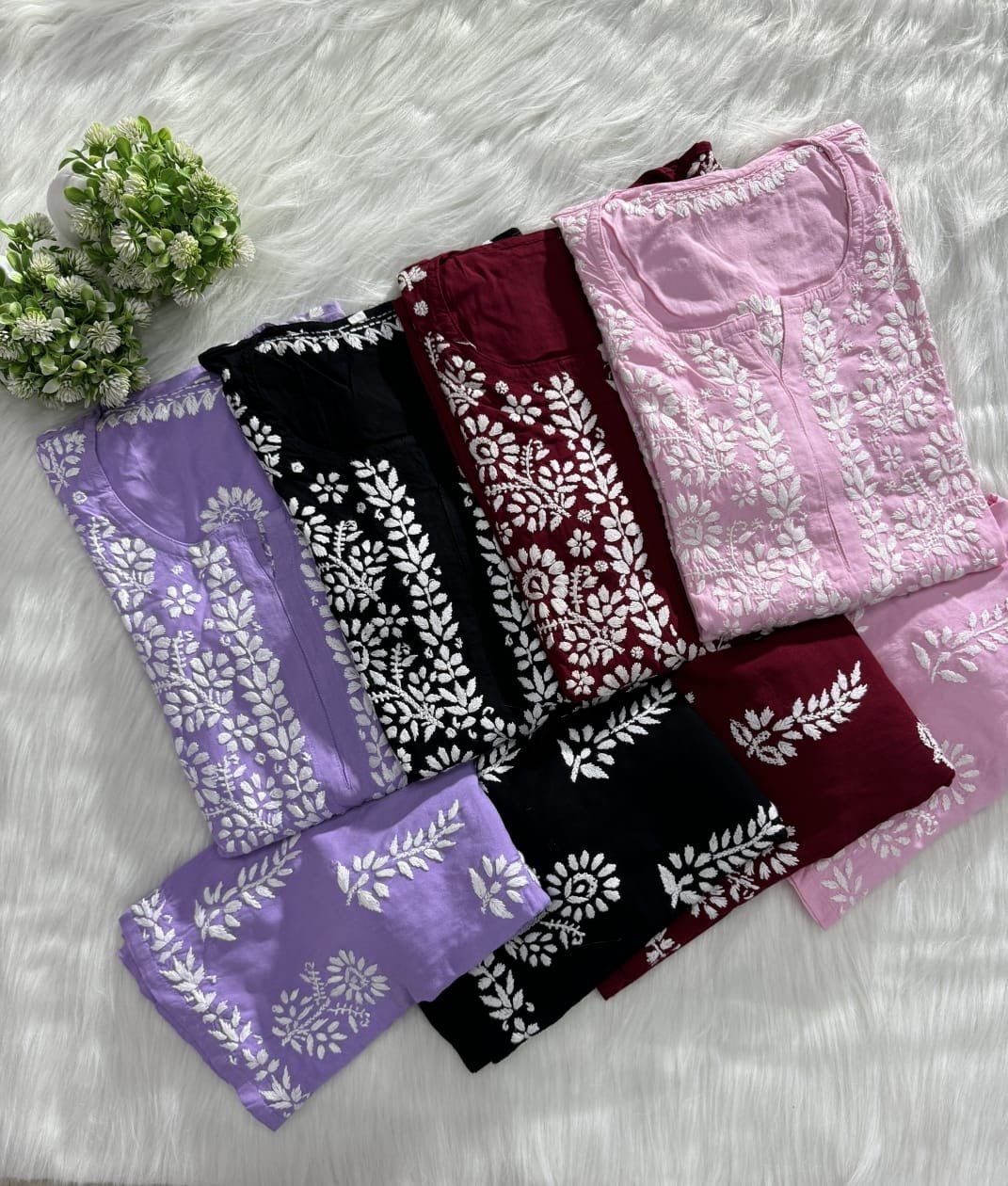 Exclusive Rayon New concept Combo - Chikankari official