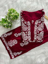 Exclusive Rayon New concept Combo - Chikankari official