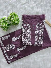 Exclusive Rayon New concept Combo - Chikankari official