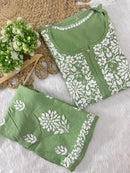 Exclusive Rayon New concept Flower Combo - Chikankari official
