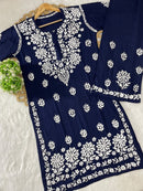 Exclusive Rayon New concept Flower Combo - Chikankari official