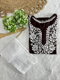 Exclusive reyon A New Concept In reyon short - Chikankari official