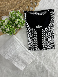Exclusive reyon A New Concept In reyon short - Chikankari official