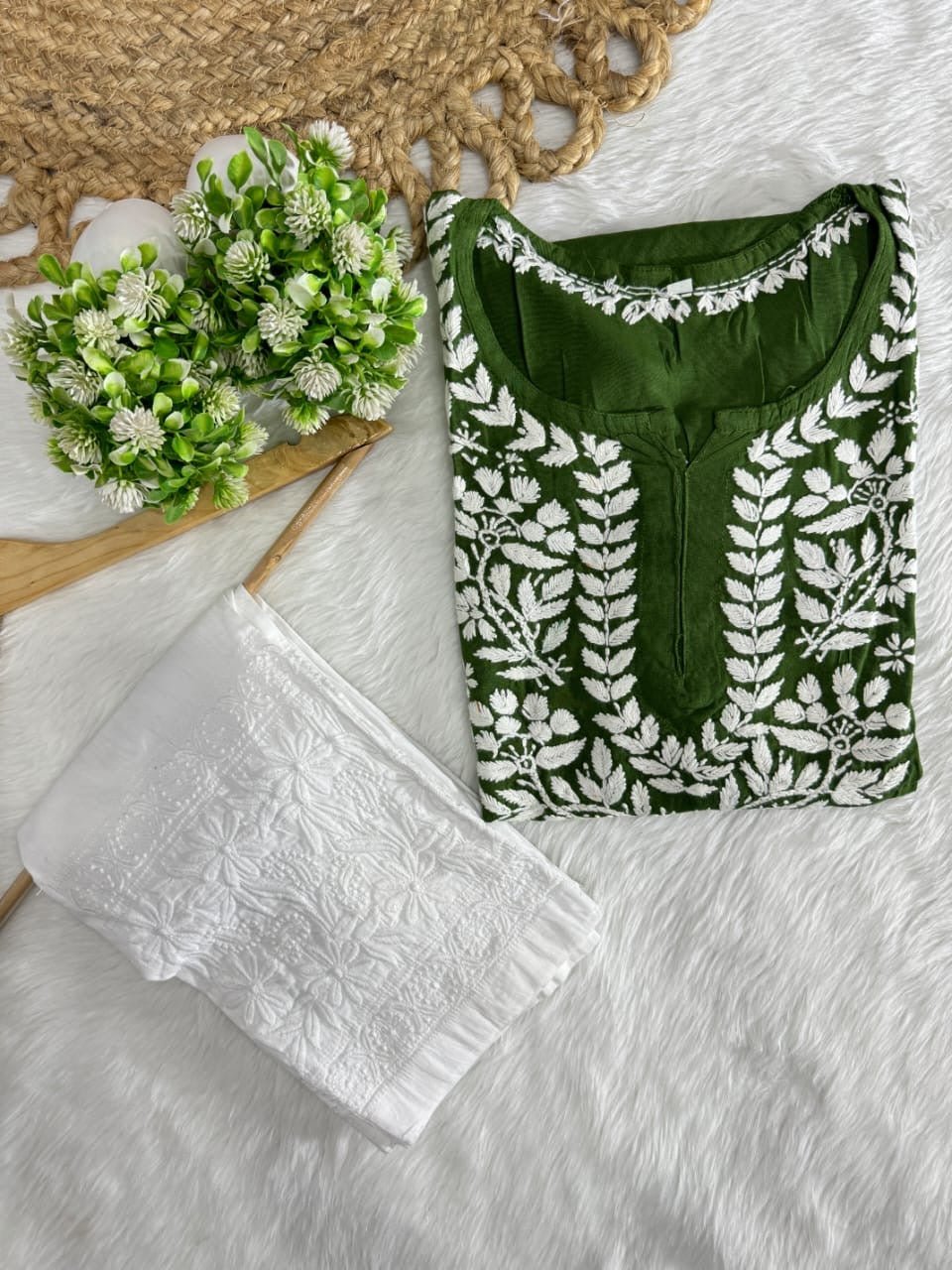 Exclusive reyon A New Concept In reyon short - Chikankari official