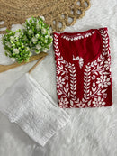 Exclusive reyon A New Concept In reyon short - Chikankari official