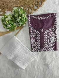 Exclusive reyon A New Concept In reyon short - Chikankari official