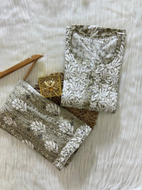 Exclusive Slub Modal Set with Heavy Handcrafted - Chikankari official