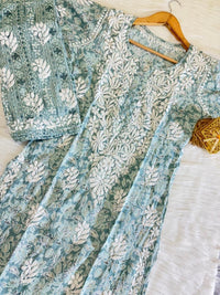 Exclusive Slub Modal Set with Heavy Handcrafted - Chikankari official