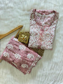 Exclusive Slub Modal Set with Heavy Handcrafted - Chikankari official