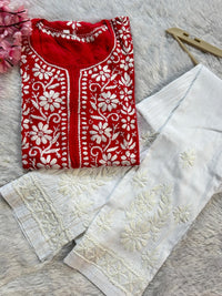 Exclusive Soft Modal kurtis - Chikankari official