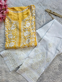 Exclusive Soft Modal kurtis - Chikankari official