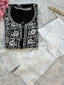 Exclusive Soft Modal kurtis - Chikankari official