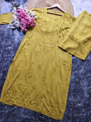 Export Quality Rayon Dyed 3d Embroidery Set - Chikankari official