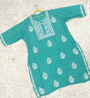 Extra Plus Size Soft Modal Kurti - Chikankari official