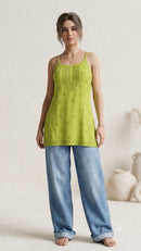 Viscose Strappy Short Top