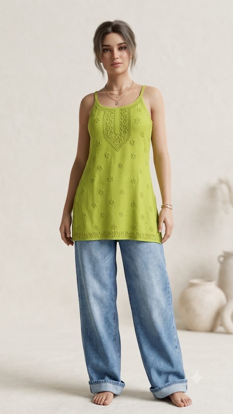 Viscose Strappy Short Top