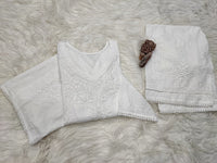 Fancy Comfortable Kureshiya 3d work Set - Chikankari official