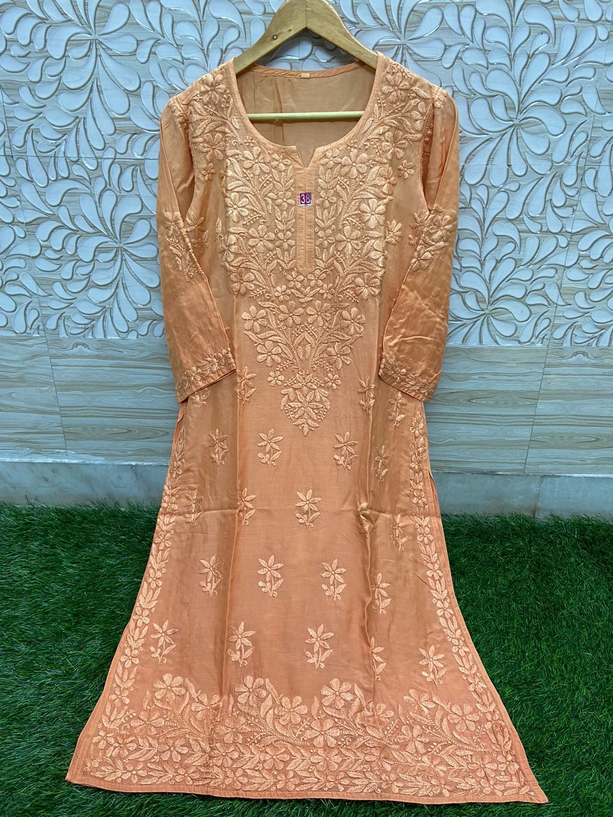 Fancy Daman 3d Pure Sikly Kurtis - Chikankari official
