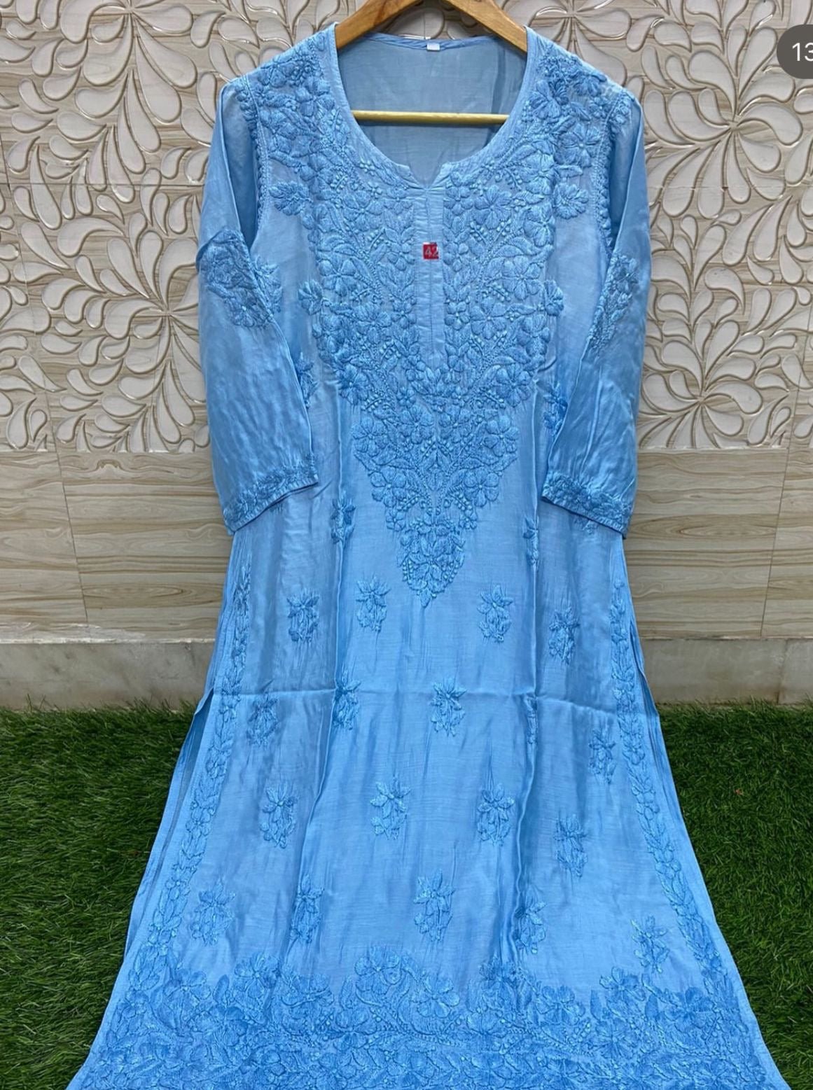 Fancy Daman 3d Pure Sikly Kurtis - Chikankari official