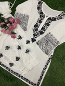 Fancy Item kurti Afgani Set - Chikankari official