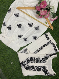 Fancy Item kurti Afgani Set - Chikankari official