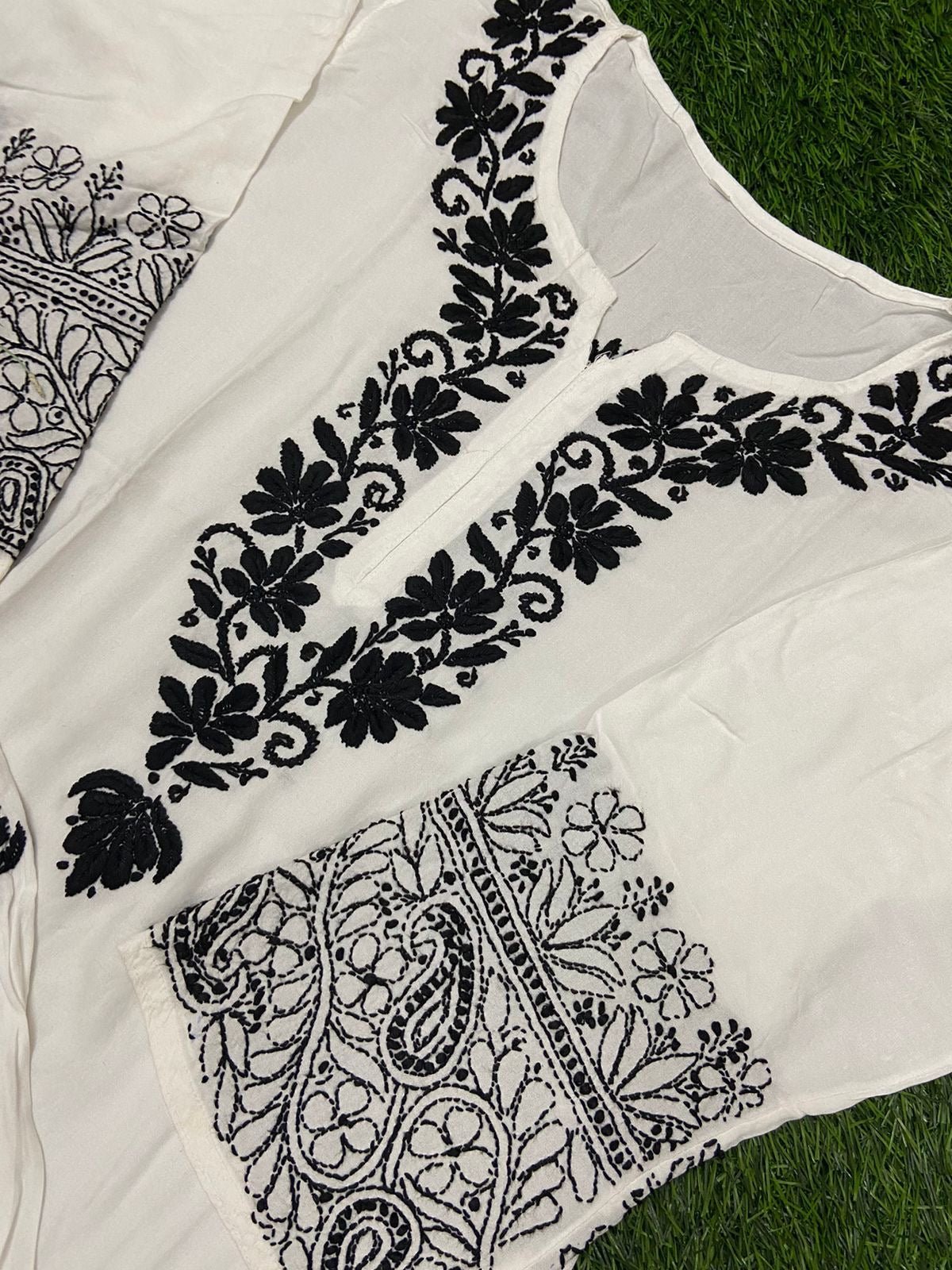 Fancy Item kurti Afgani Set - Chikankari official