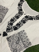 Fancy Item kurti Afgani Set - Chikankari official
