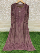 Fancy Luxurious Masleen Kurti - Chikankari official