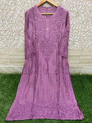 Fancy Luxurious Masleen Kurti - Chikankari official