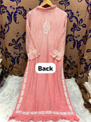 Fancy Musleen pure 3D silk - Chikankari official