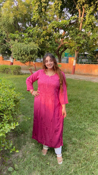 Fancy Rayon Gala Buti - Chikankari official