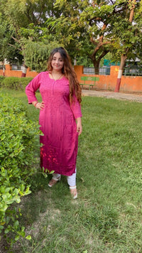 Fancy Rayon Gala Buti - Chikankari official