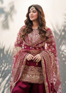 Farshi salwar comfort Designer 3pc Set - Chikankari official