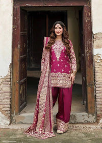 Farshi salwar comfort Designer 3pc Set - Chikankari official