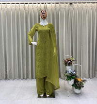 FAUX GEORGETTE - Chikankari official
