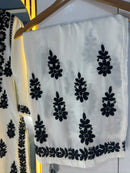 Heavy Rayon Black & White set