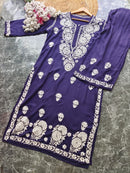 Fine Chikankari Handcrafted Traditional Combo - Chikankari official