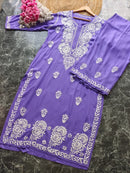 Fine Chikankari Handcrafted Traditional Combo - Chikankari official