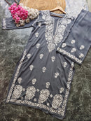 Fine Chikankari Handcrafted Traditional Combo - Chikankari official