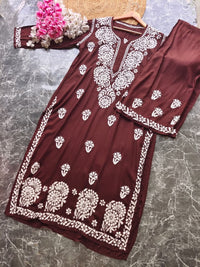 Fine Chikankari Handcrafted Traditional Combo - Chikankari official