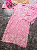 Fine Chikankari Handcrafted Traditional Combo - Chikankari official