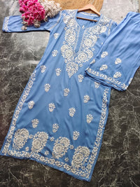 Fine Chikankari Handcrafted Traditional Combo - Chikankari official