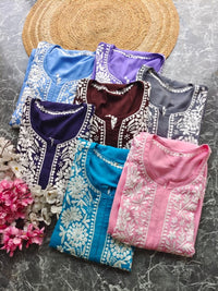 Fine Chikankari Handcrafted Traditional Combo - Chikankari official
