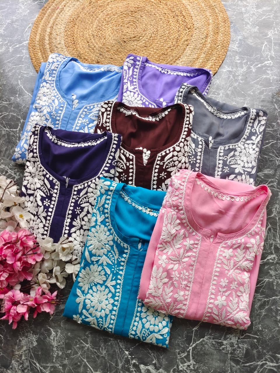 Fine Chikankari Handcrafted Traditional Combo - Chikankari official