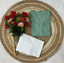 Finest Dobby cotton Dyeable Kurti - Chikankari official